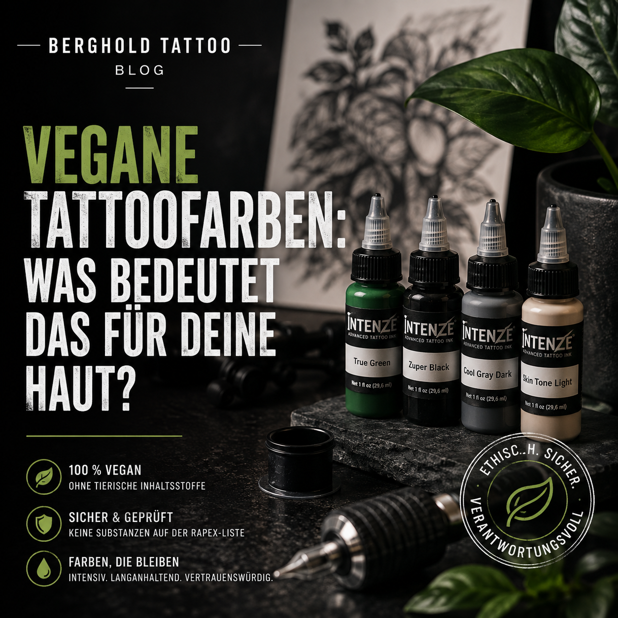 Vegane Tattoofarben Vegane Tattoofarben